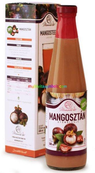 Mangosztán gyümölcsvelő 100%-os 500 ml - MannaVita