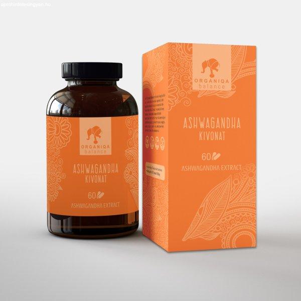 Organiqa balance ashwagandha kivonat kapszula 500mg 60 db