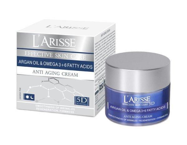 Ava larisse bőrfeszesítő és ráncfeltöltő hatású arckrém 65+ argán
olaj és omega 3+6 olaj 50 ml