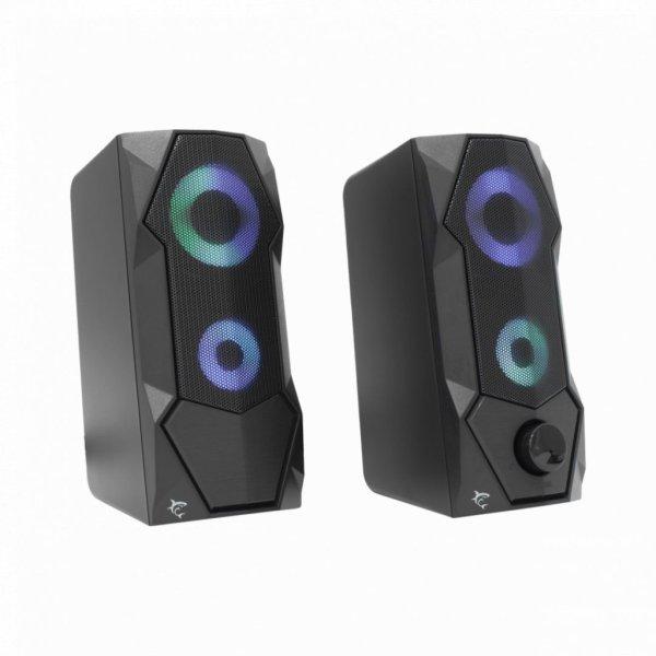 White Shark Flow RGB Speaker Black