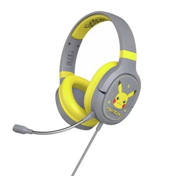 OTL Technologies Pokémon Pikachu PRO G1 Gaming Headset Grey/Yellow