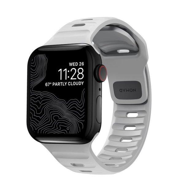 Nomad Sport Strap M/L, grey - Apple Watch Ultra (49mm) 8/7 (45mm)/6/SE/5/4
(44mm)/3/2/1 (42mm)