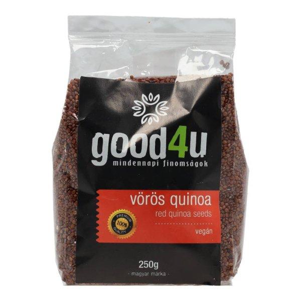 GOOD4U VEGÁN QUINOA VÖRÖS