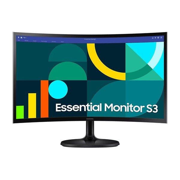 SAMSUNG Ívelt VA monitor 24" S36GD, 1920x1080, 16:9, 250cd/m2, 4ms,
HDMI/VGA