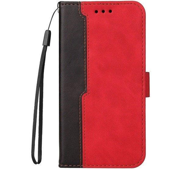 Apple Wooze Colour Wallet iPhone 16 Plus oldalra nyíló tok, stand,
kártyatartóval, kézpánttal, piros