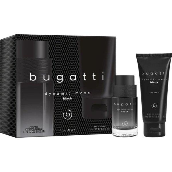 Bugatti Dynamic Move Black - EDT 100 ml + tusfürdő 200 ml