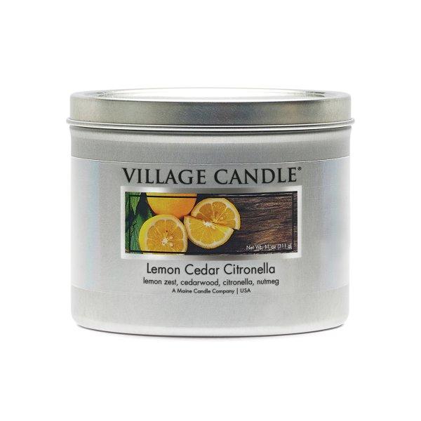 Village Candle Illatgyertya Cédrus és citrom (Lemon Cedar Citronella)
311 g