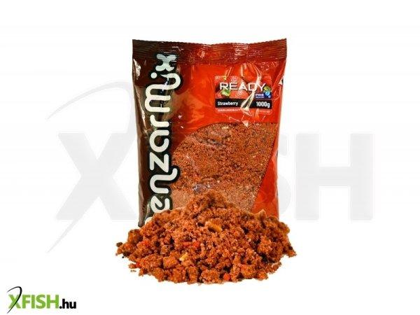 Benzar Mix Ready Carp Groundbait Kész Etetőanyag Eper 1000g