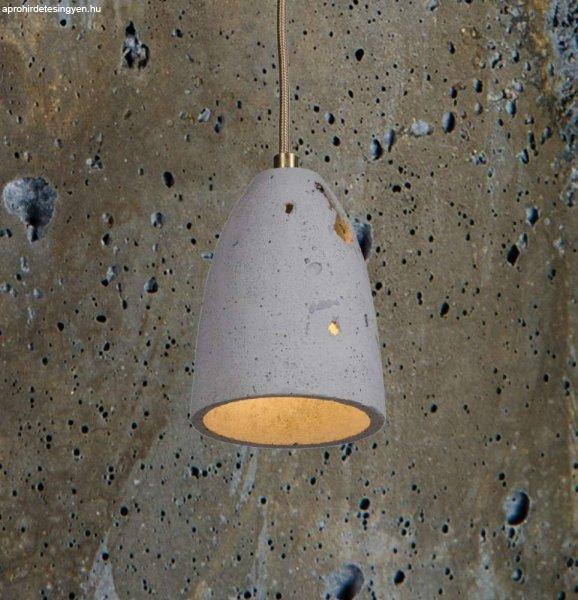 FEBE VOLCANO XS Beton Lámpa Olívazöld