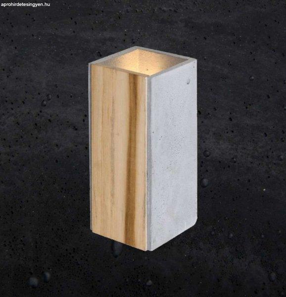 ORTO TEAK Beton Lámpa Fekete