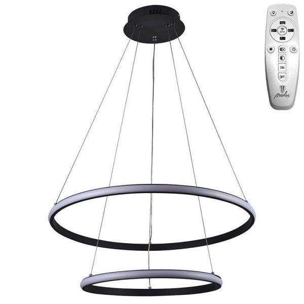 NEDES LED függeszthető mennyezeti lámpa 75W fekete kerettel
színhőmérséklet és fényerőszabályzással