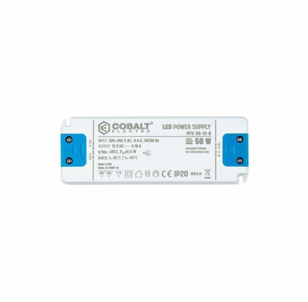 COBALT Led tápegység PFV-50-12-B 50W 12V 4,16A IP20