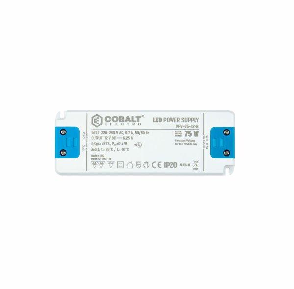 COBALT Led tápegység PFV-75-12-B 75W 12V 6,25A IP20