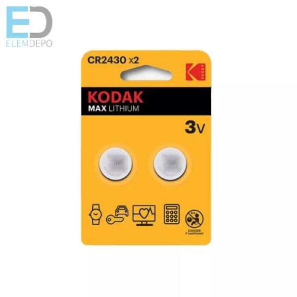 KODAK Max CR 2430 3V B2 Lithium