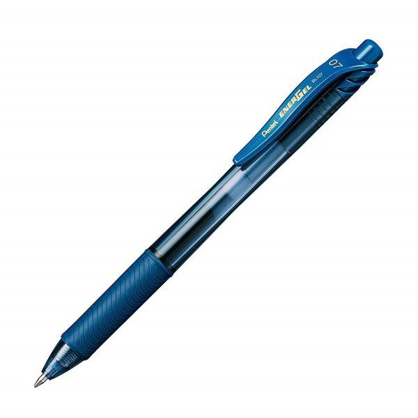 Rollertoll zselés golyóátmérő 0,7 mm, Pentel EnerGelX BL107-CAX,
írásszín sötétkék