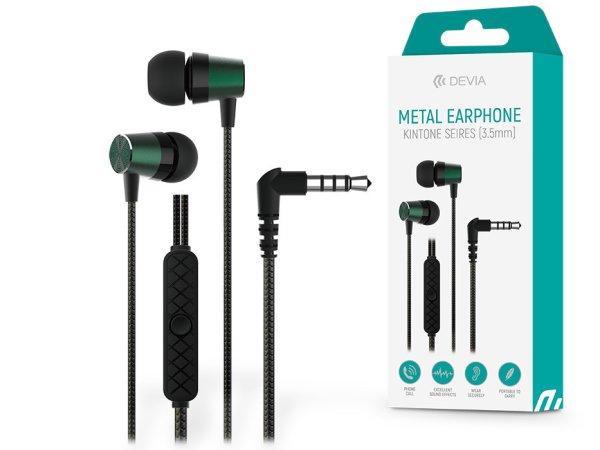 Devia univerzális sztereó felvevős fülhallgató - 3,5 mm jack - Devia
Kintone Series Metal Earphone - zöld