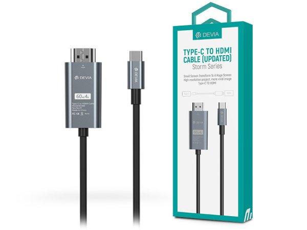 Devia USB Type-C - HDMI kábel 2 m-es vezetékkel - Devia Storm Series Type-C to
HDMI Cable (Updated) - fekete