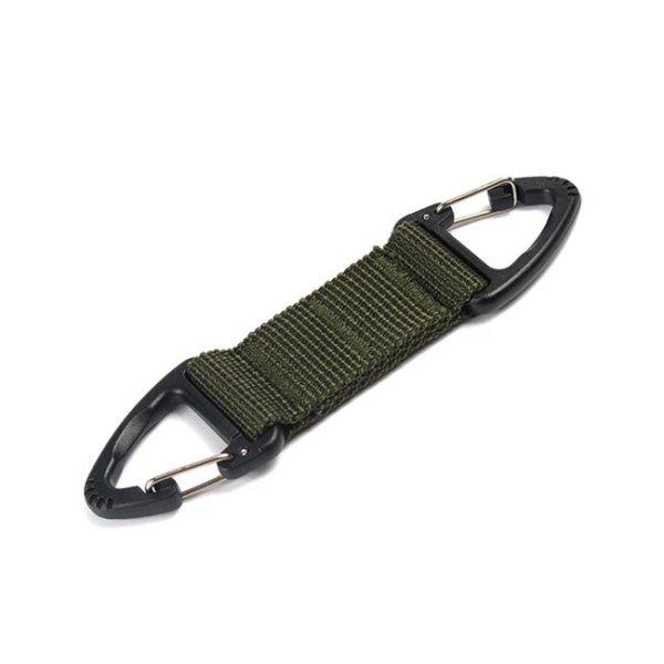 DRAGOWA Tactical Megfordítható karabiner Basecamp, zöld