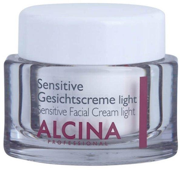 Alcina Gyengéd arckrém az érzékeny bőr
megnyugtatására és erősítésére (Sensitive
Facial Cream Light) 50 ml