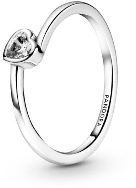 Pandora Romantikusezüst gyűrű szívvel People 199267C02 54
mm