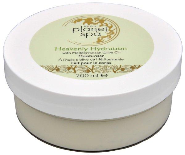 Avon Hidratáló testápoló olívaolajjal Planet Spa
(Moisturiser Heavenly Hydration with Mediterranean Olive Oil) 200 ml