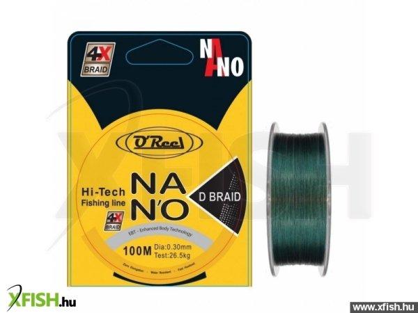 Oreel Nano Braid 100M-Es 4X Fonott Zsinór 0,18Mm