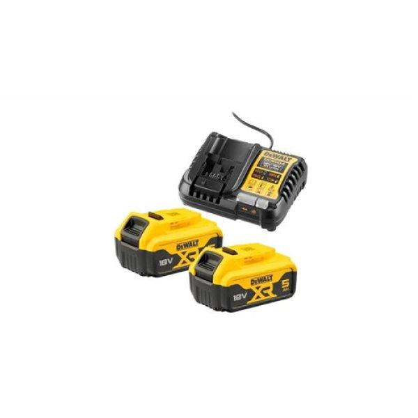 Dewalt DCB1104P2-XJ XR 10.8-18V akkumulátor töltő + 2db DCB184-XJ Akku