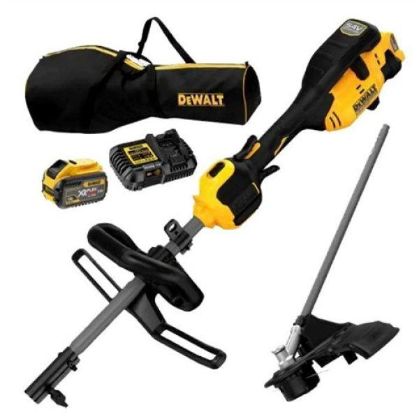 DeWalt DCMAS5713X1-QW Multifunkciós kertigép hajtómű, 54 V 1x 9Ah akksi és
töltő 