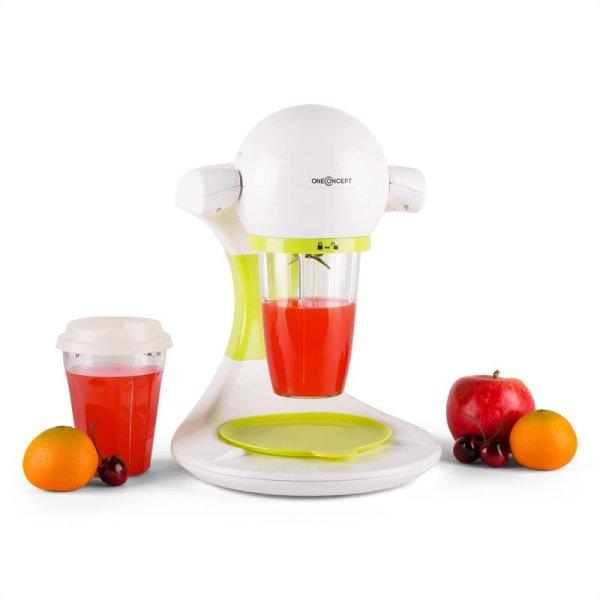 OneConcept Smooothy, asztali turmixgép, smoothiera, 350 W, zöld/fehér