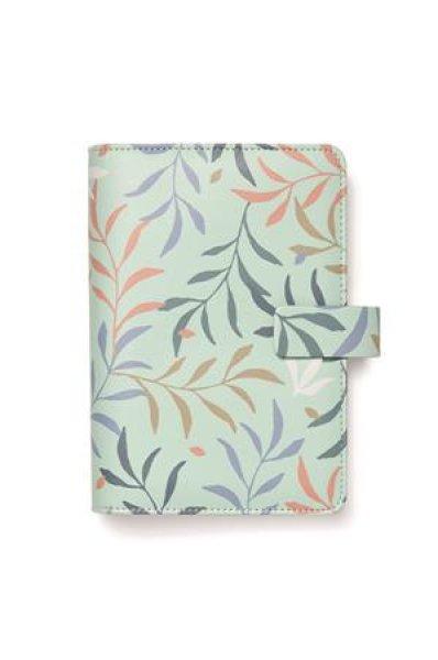 Kalendárium, gyűrűs, betétlapokkal, personal méret, FILOFAX
"Botanical", menta