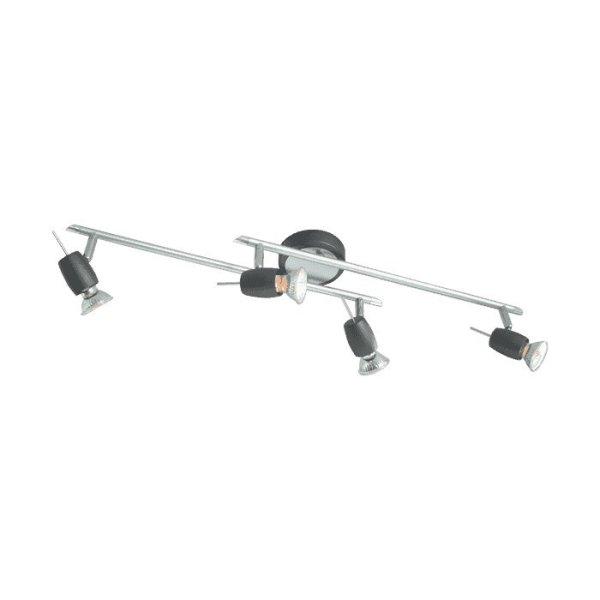 STELLAR VRANA SPOT FEHÉR LED GU10 4X5.5W FEKETE