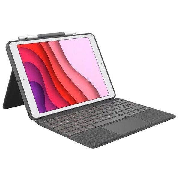 Logitech COMBO TOUCH iPad (10. gen.), UK, szürke