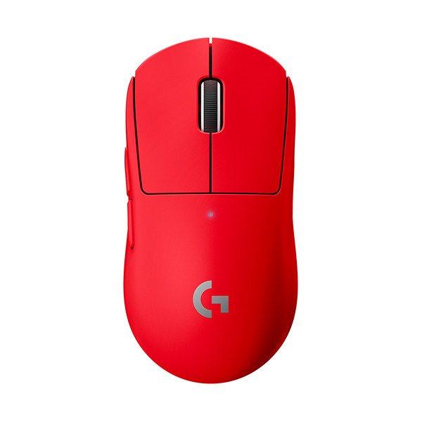 Logitech G PRO X SUPERLIGHT Vezeték nélküli játékos egér, piros