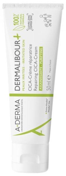 A-DERMA Javító krém Dermalibour+ (Repairing CICA-Cream) 50 ml