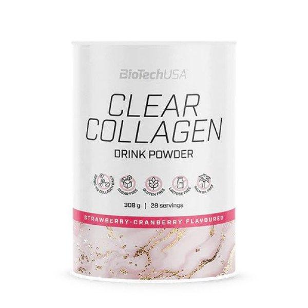 BiotechUSA Clear Collagen 308g eper vörösáfonya