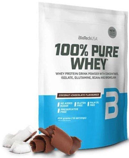 BiotechUSA 100% Pure Whey 454g kókusz-csokoládé