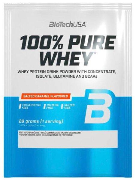 BiotechUSA 100% Pure Whey 28g sós karamell