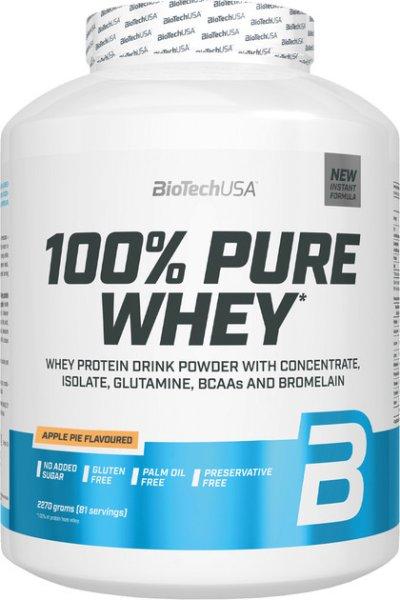 BiotechUSA 100% Pure Whey 2270g almás pite