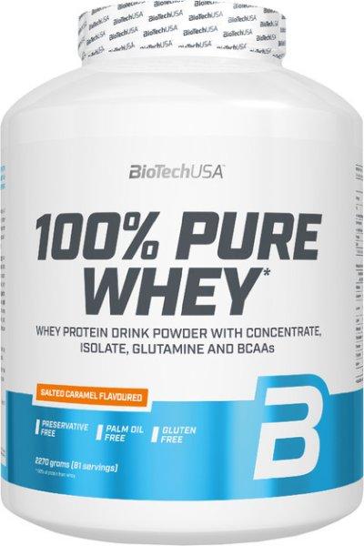 BiotechUSA 100% Pure Whey 2270g sós karamell