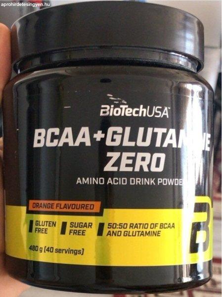 BiotechUSA BCAA+Glutamine Zero 480g narancs