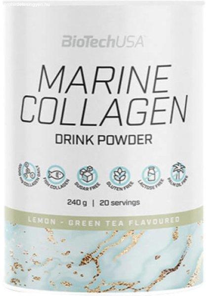 BiotechUSA Marine Collagen 240g zöld tea-citrom