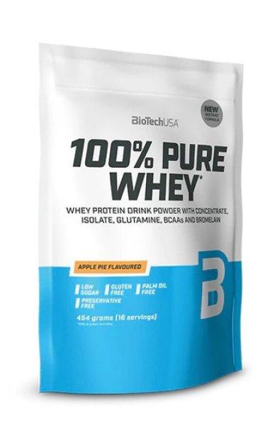 BiotechUSA 100% Pure Whey 454g almás pite