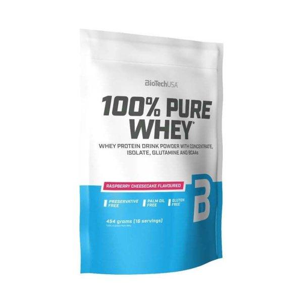 BiotechUSA 100% Pure Whey 454g málnás sajttorta