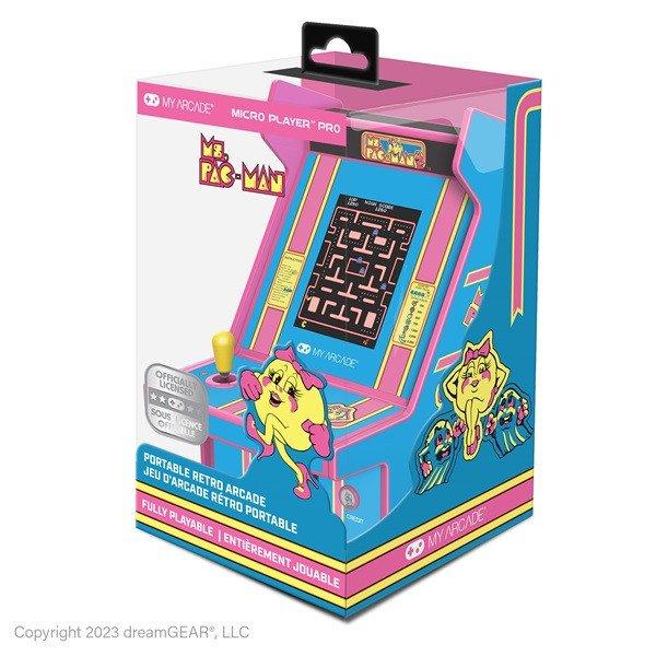 MY ARCADE Játékkonzol Ms.Pac-Man Micro Player Pro Portable Retro Arcade
6.75" Hordozható, DGUNL-7009