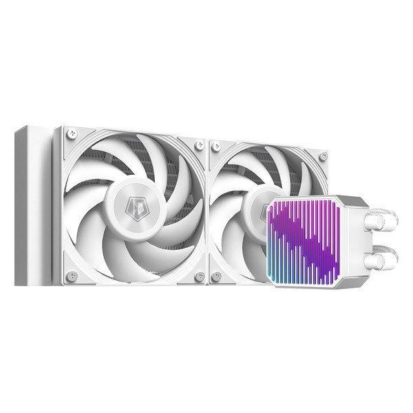 ID-Cooling CPU Water Cooler - DX240 MAX WHITE (35.2dB; max. 144,41 m3/h; 2x12cm,
fehér)