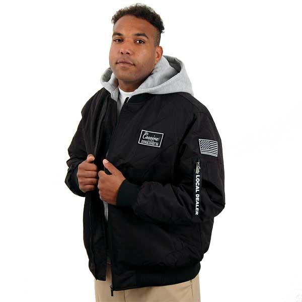 Téli dzeki Cocaine Life MA-1 Jacket Black