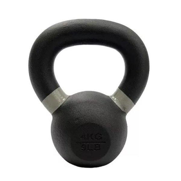 Füles súlyzó - Kettlebell, 4 kg, fém, PRO-Sport Prémium