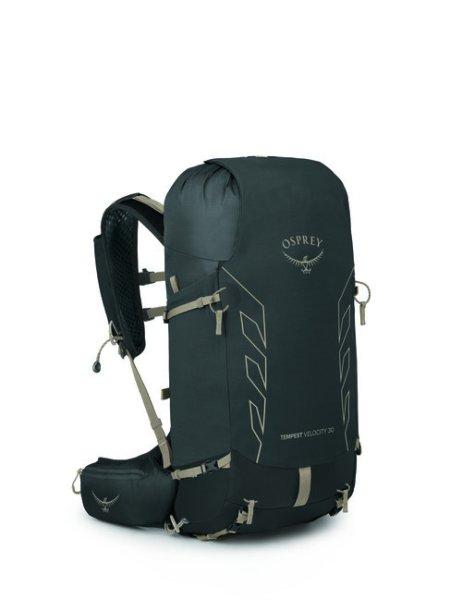 OSPREY túra hátizsák TEMPEST VELOCITY 30,  dark charcoal/chiru tan