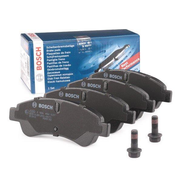 Bosch BP318 Fékbetétek Első tengely ECE-R90 minősítés 1 készlet 4
fékbetét