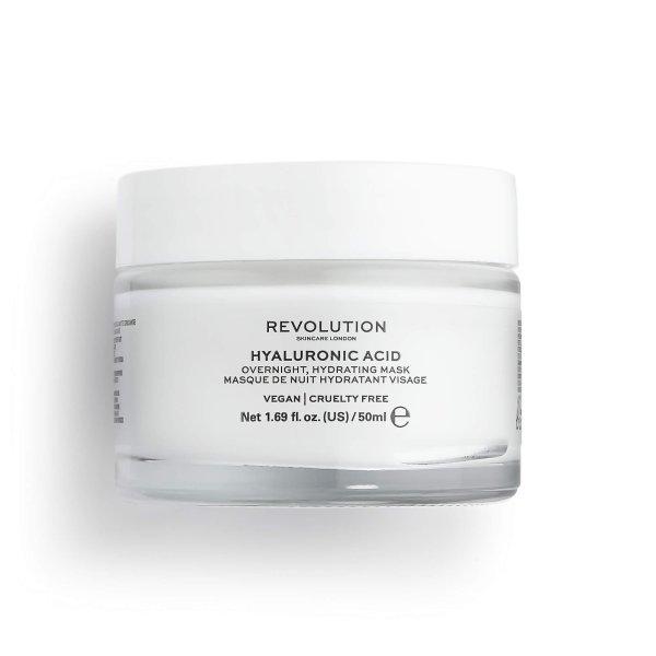 Revolution Skincare Éjszakai hidratáló maszk Hyaluronic Acid
(Overnight Hydrating Mask) 50 ml